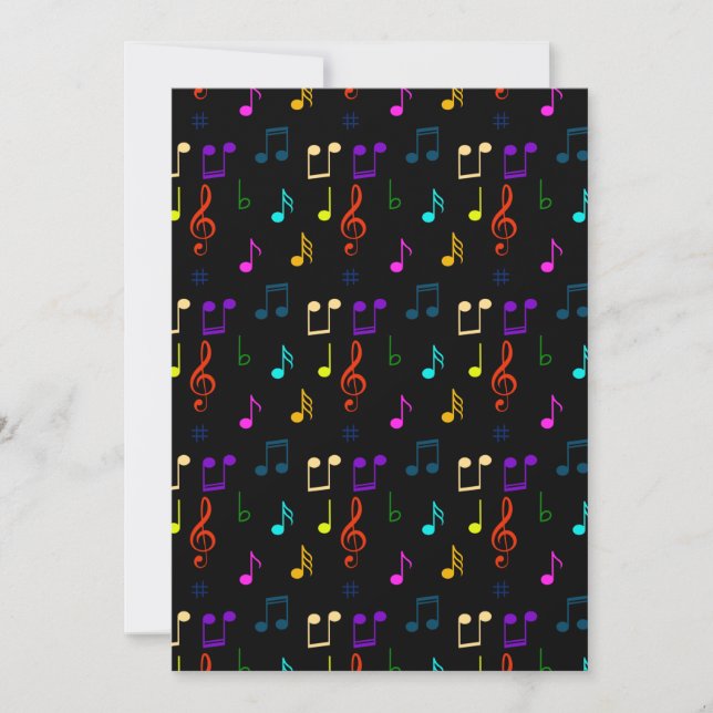 Presentes de Notas Musicais para Músicos Amantes d (Frente)