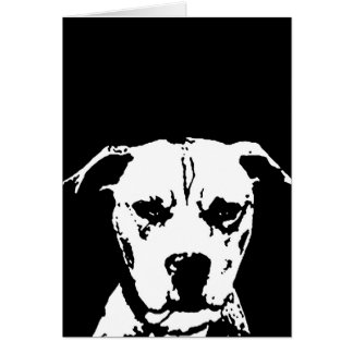 Presentes de Pitbull - cartão