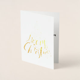 Presentes do cartão de Natal da folha de folheto