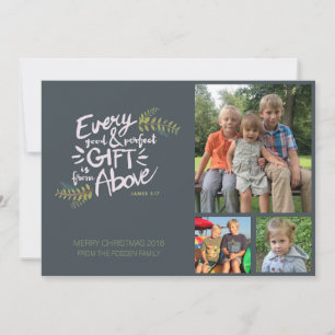 Presentes do Cartões de foto de Natal Religioso S