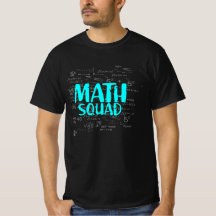Presentes do Esquadrão de Matemática da Camisa de 