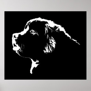 Presentes dos posters da arte do cão do impressã