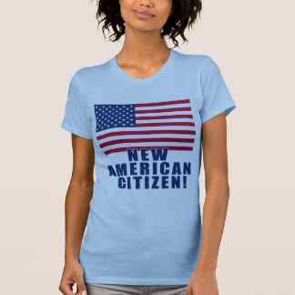 Presentes e camiseta americanos novos do cidadão