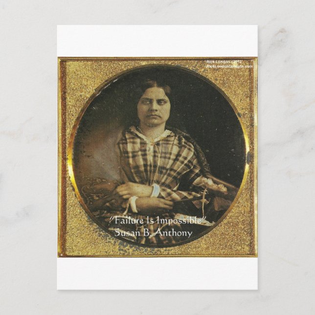 Presentes e Cartões com Citações de Susan B Anthon (Frente)