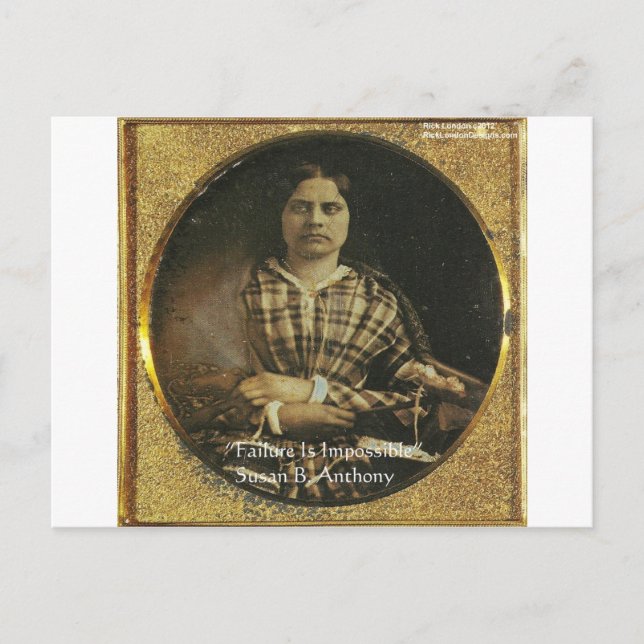 Presentes e Cartões com Citações de Susan B Anthon (Frente)