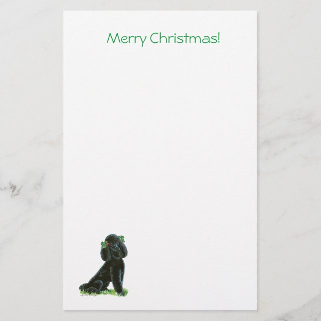 Presentes e Cartões de Arte de Natal Negra (Frente)