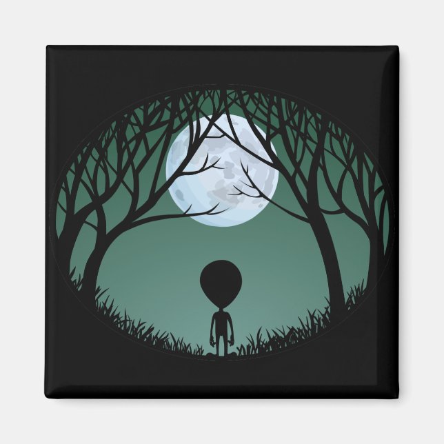 Presentes e Decores Extraterrestres de Imã de gela (Frente)