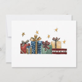 Presentes embrulhados para um aniversário