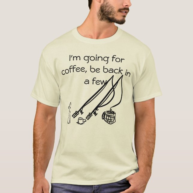 Presentes engraçados do pescador das camisas da (Frente)