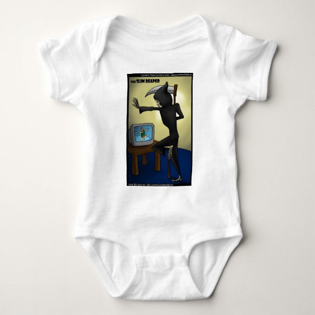 Presentes engraçados e camisetas do Slim Reaper (Frente)