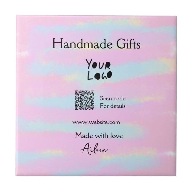 Presentes feitos à mão de pequenas empresas fazem  (Frente)