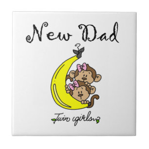 Presentes gêmeos do novo papai das meninas
