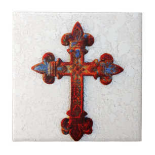 Presentes oxidados do cristão da cruz do ferro