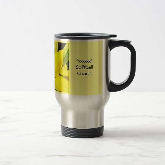 Presentes para Treinador de Softbol Canecas de Caf (Direita)