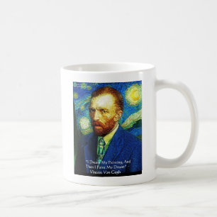 Presentes "Pinte Meus Sonhos" de Van Gogh Canecas