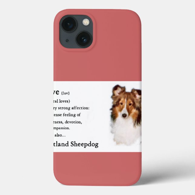 Presentes Shetland Sheepdog Sheltie Lovers (Verso)