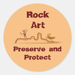 Preservar e proteger adesivos de arte em rock