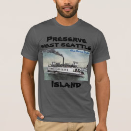Preservar Ferry de camisetas na Ilha de West Seatt