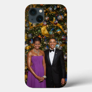 Presidente americano Barack Obama em cartão de Nat