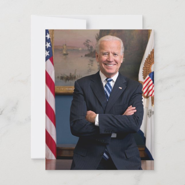 Presidente americano Joe Biden como Senador (Frente)