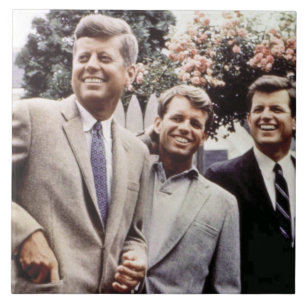 Presidente americano John Kennedy & Robert & Ted