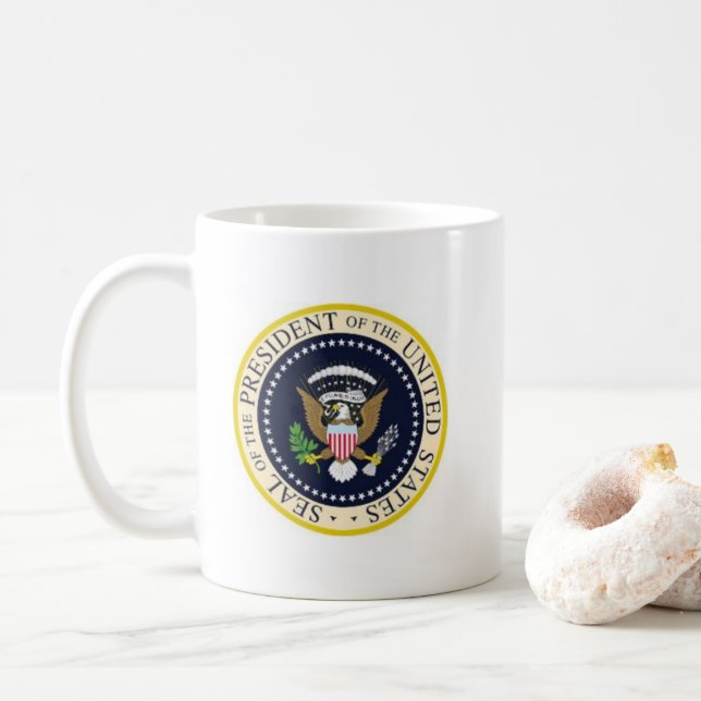 Presidente Caneca do trunfo 45th (Com Donut)