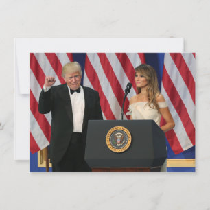 Presidente e Primeira-Dama Trump Na Inauguração