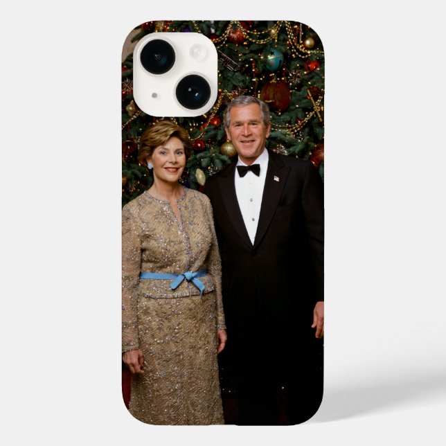 Presidente George Bush, Laura Casa Branca de Natal (Verso)