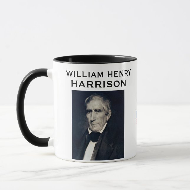 Presidente Harrison, caneca de William Henry (Esquerda)