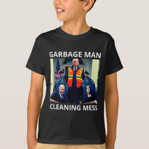 Presidente Homem do Lixo Limpando Bagunça Camiseta