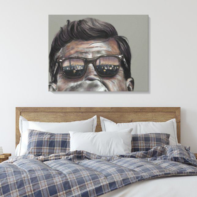 Presidente John F. Kennedy - Canvas Print (Insitu(Quarto))