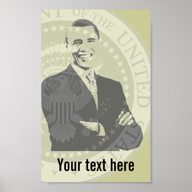 Presidente Obama - Poster - modelo (Frente)