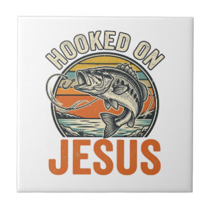 Preso a Jesus Fé em Pesca de Bass Vintage