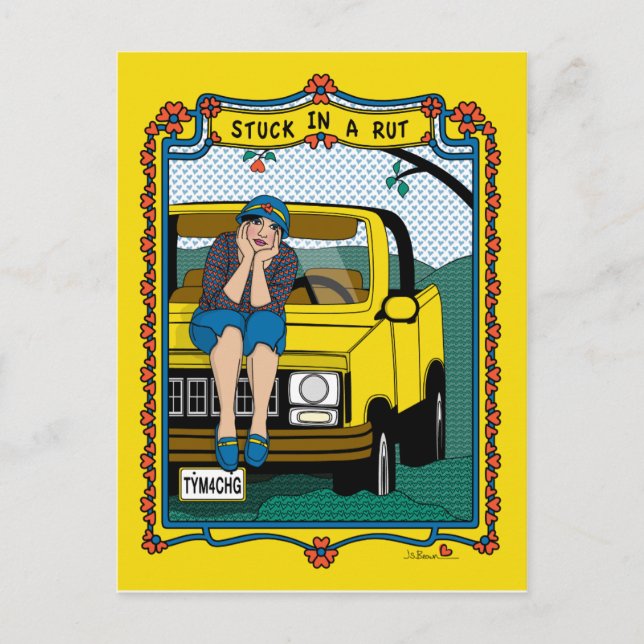 Preso em um Cartão Postal Rut_B_ (Frente)