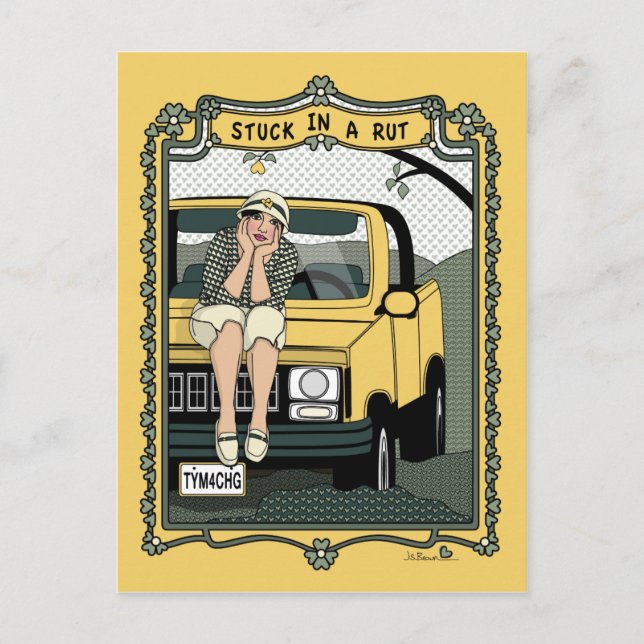 Preso em um Cartão Postal Rut_C_ (Frente)