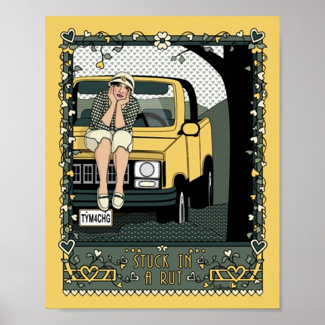 Preso em um Poster Rut_C_8x10 (Frente)