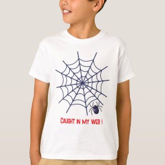 Preso Na Minha Teia – Camiseta Divertida de Hallow