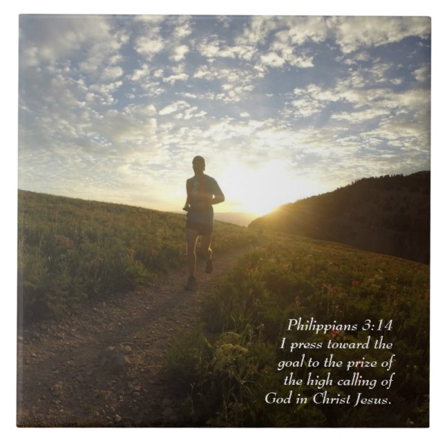 Pressione em direção à escritura 3:14 da Goal Phil (Frente)