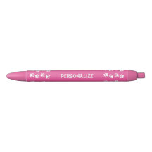 A tela imprime personaliza a Caneta do Modelo PINK