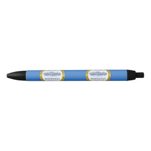 Preta Bandeira de Boston, Massachusetts Black Ink Caneta