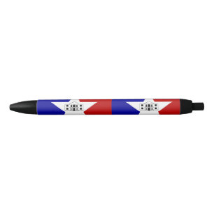 Preta Bandeira de San Antonio, Caneta de Tinta Negra do