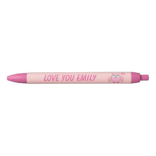 Preta Bonita Rosa Te Ama Caneta Personalizada