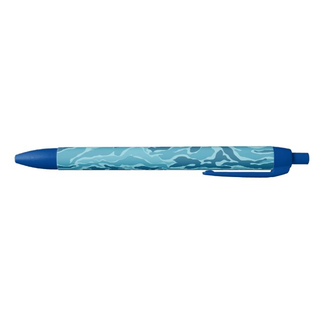 Preta Caneta azul do teste padrão da camuflagem (Parte Inferior)