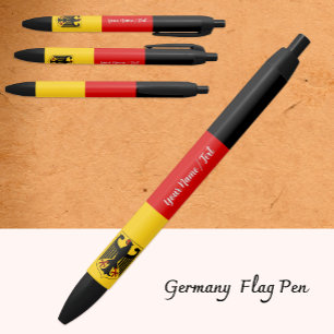 Preta Caneta Bandeira Alemã, Alemanha / Personalizada