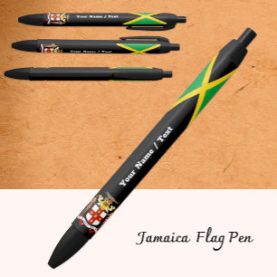 Preta Caneta Bandeira Jamaicana, Jamaica / Personalizada