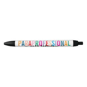Preta Caneta Colorida para Paraprofissional com Nome Per