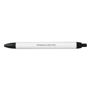 Preta Caneta com acabamento preto personalizado e tinta