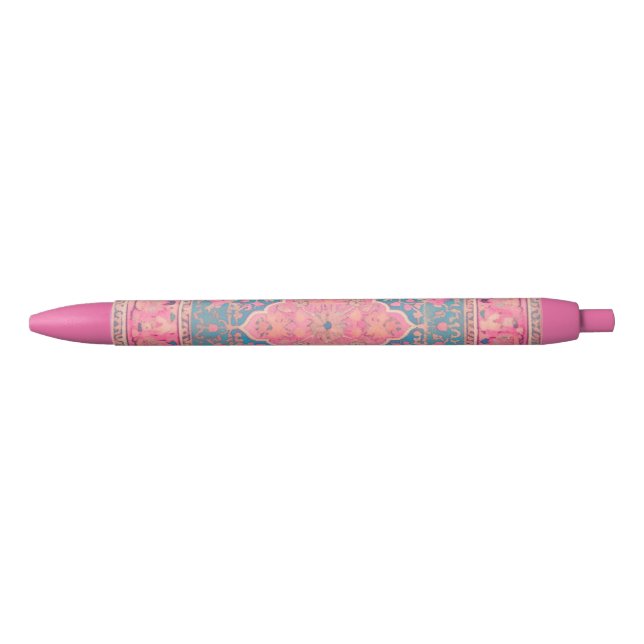 Preta caneta com design persa vintage (Frente)