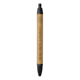 Preta Caneta com Logotipo Personalizado – Promova sua Ma