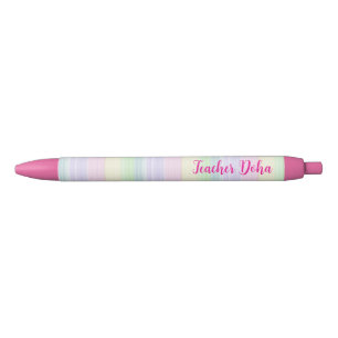 Preta Caneta com Nome de Professor Personalizado